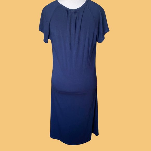 Fresh Produce S/S Dress Performance Size Large Navy - Picture 3 of 7